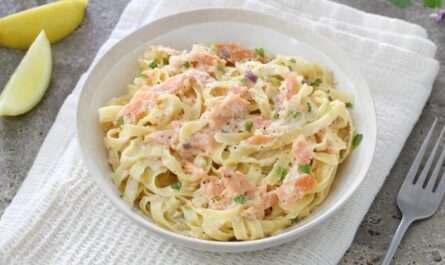 Tagliatelles au saumon